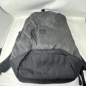 Nixon Oragami Backpack Rucksack Military Black/ Charcoal Grey Waxed Canvas